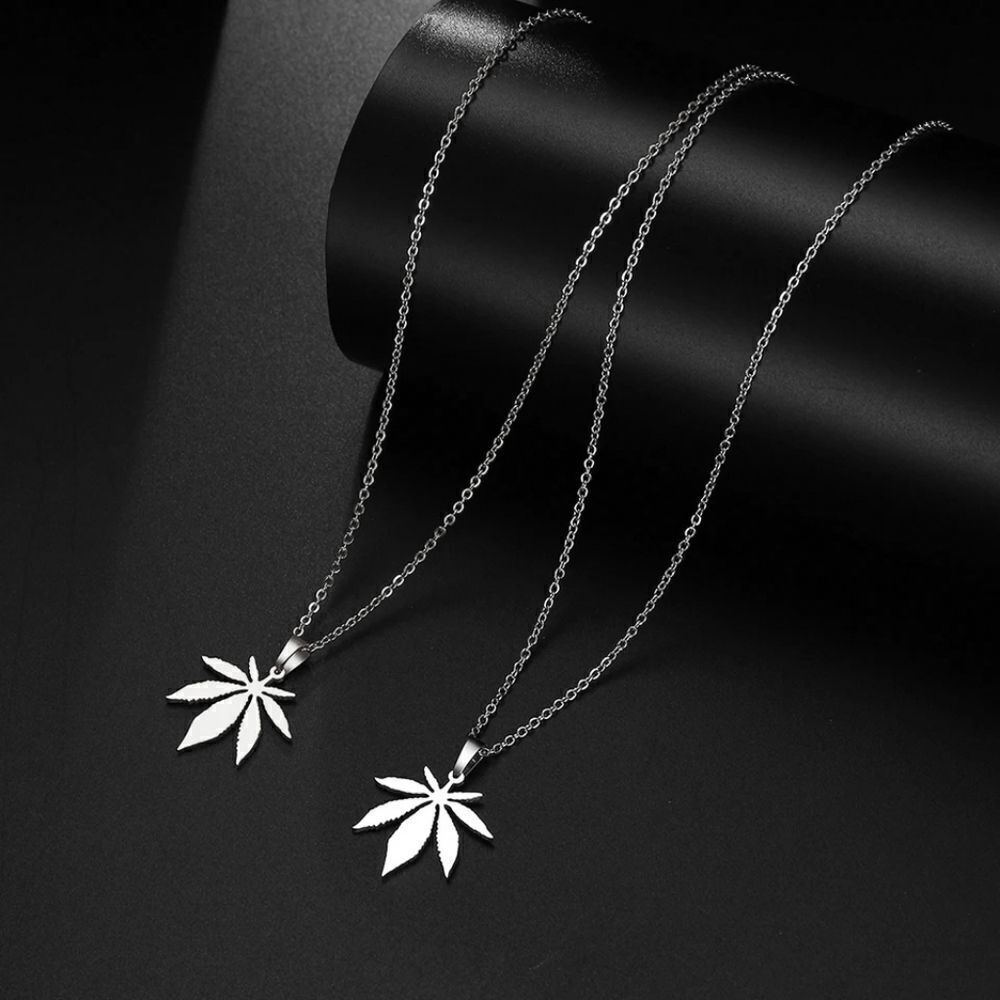 Stainless Steel Flower Necklace
